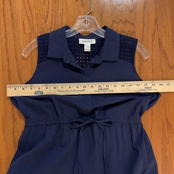 Motherhood size medium navy sleeveless maternity dress - Picture 7 of 8